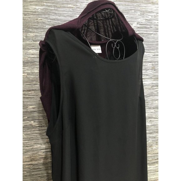 Ava And Viv Two In One Sweater/Blouse Long Sleeve - Picture 4 of 6